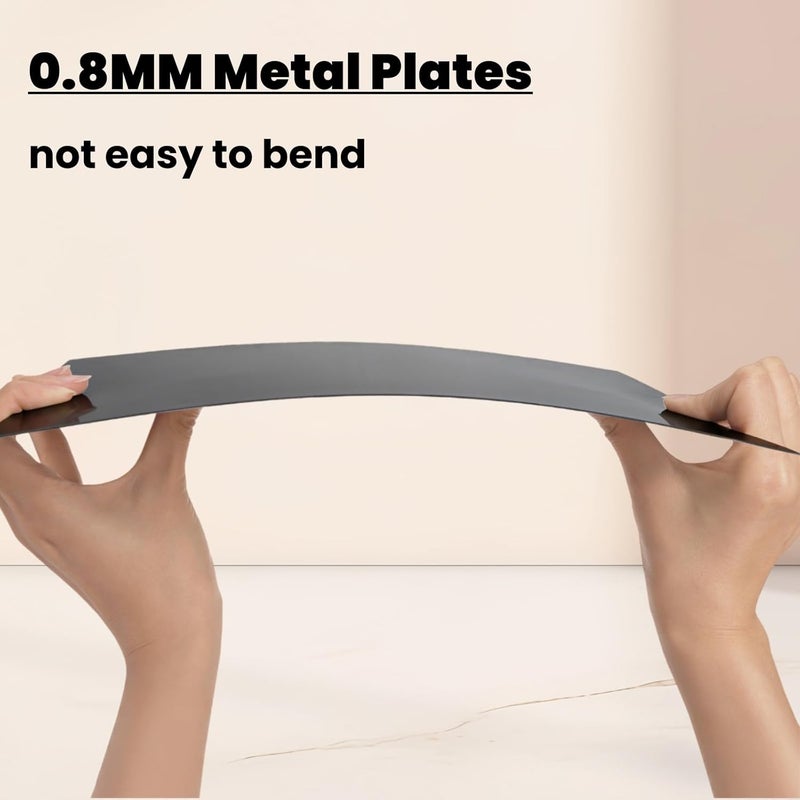 Tlence 4 Pack 12 x 12 x 1/32 (0.03") Inch Anodized Aluminum Sheets, Black 5052 Aluminum Alloy Blanks, 0.8MM Corrosion Resistant Metal Engraving Plate for DIY Crafting, Sign Making, Home Decor - Image 4